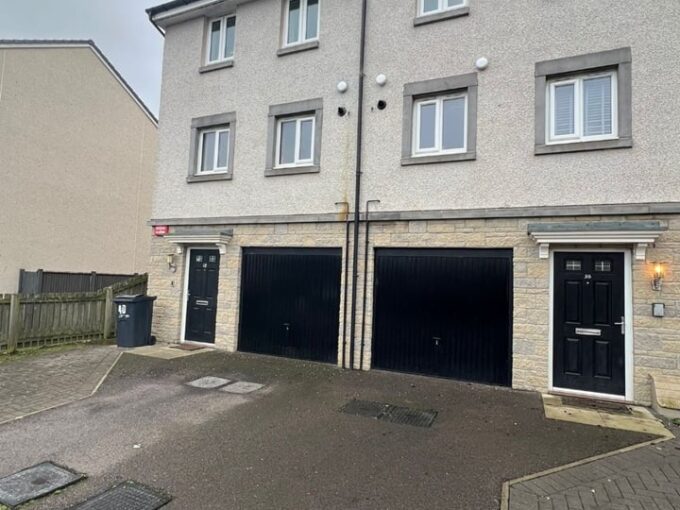 Three-bedroom terraced house at Burnside Park, Dyce