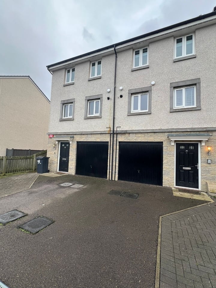 Three-bedroom terraced house at Burnside Park, Dyce